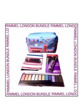 New Rimmel London Bundle: Makeup Trio• Bag•Bandana
